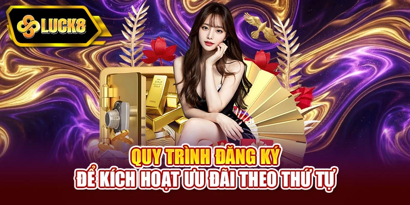 Quy trình đăng ký để kích hoạt ưu đãi theo thứ tự